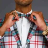 Mens Plaid Christmas Blazer