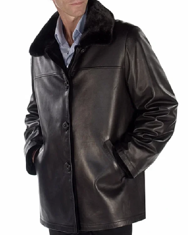 Mens Real Mink Fur Jacket