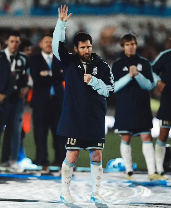 Messi Argentina National Team Tiro Stadium Parka Jacket