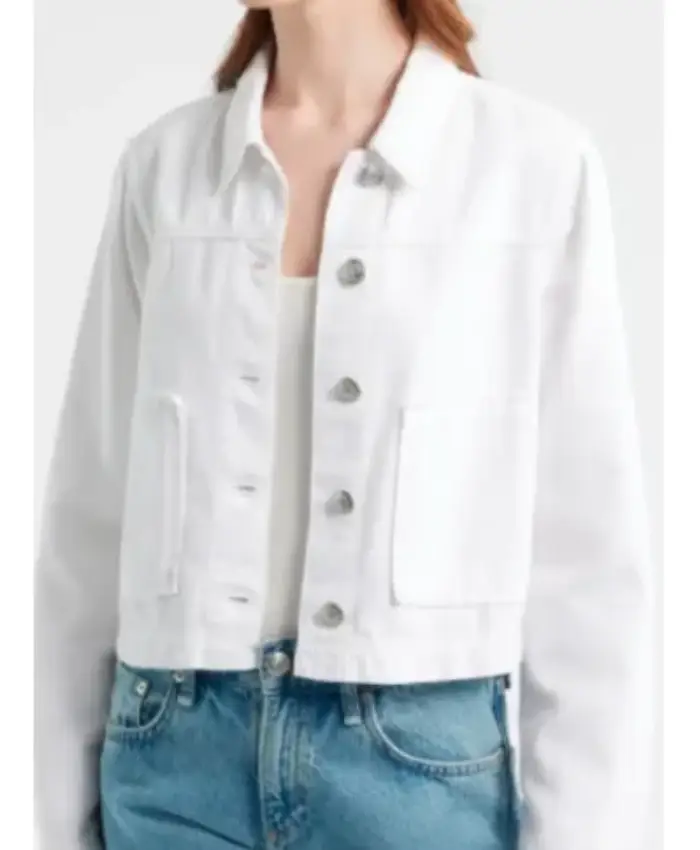 Mia Knight The Voice S03 White Denim Jacket