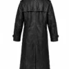 Michael B. Jordan Miami Vice Black Leather Trench Coat