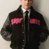 Michael Imperioli The Sopranos Black Varsity Jacket