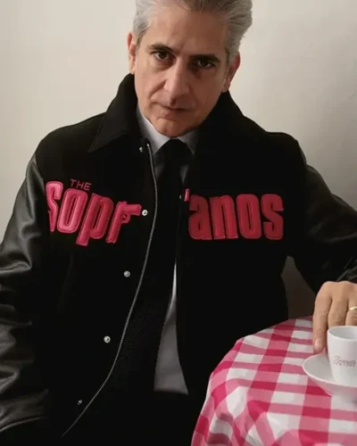 Michael Imperioli The Sopranos Black Varsity Jacket