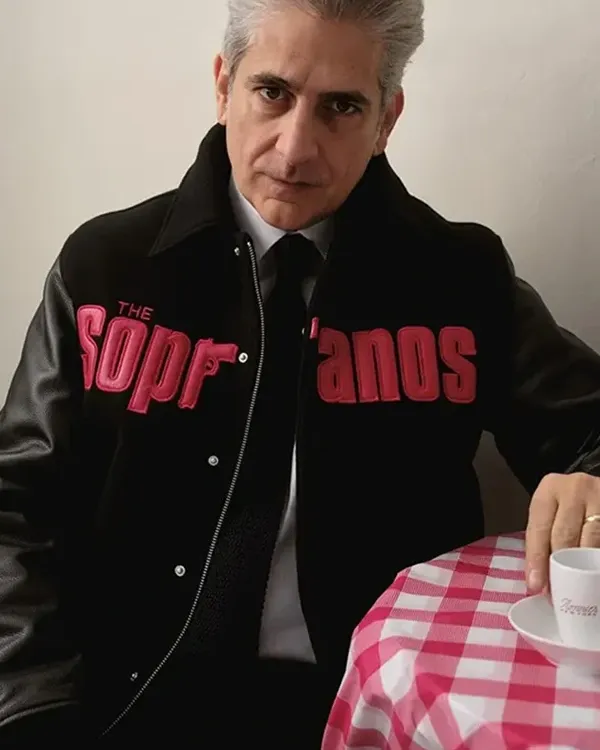 Michael Imperioli The Sopranos Black Varsity Jacket