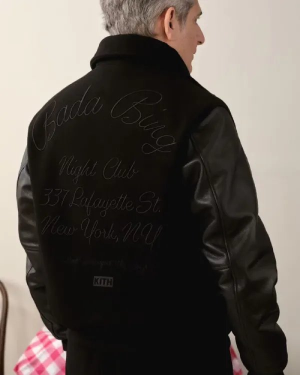 Michael Imperioli The Sopranos Black Varsity Jacket