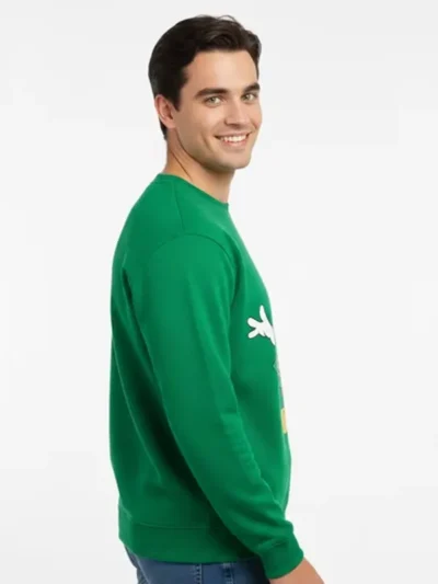 Mickey Mouse Red Disney Christmas Fleece Sweatshirt
