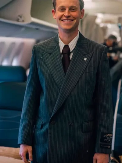 Mike Amiri FC Barcelona Tailored Pinstripe Suit