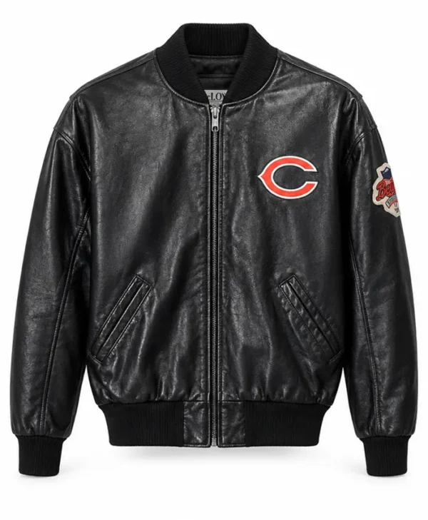 Mike Ditka Chicago Bears Leather Jacket