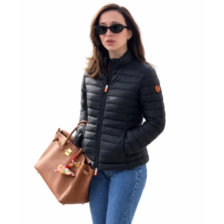 Mikey Madison Black Quilted Puffer Coat