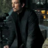 Miles Teller Black Quilted Hooded Parachute Jacket