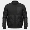 Miles Teller The Gorge Black Quilted Jacket