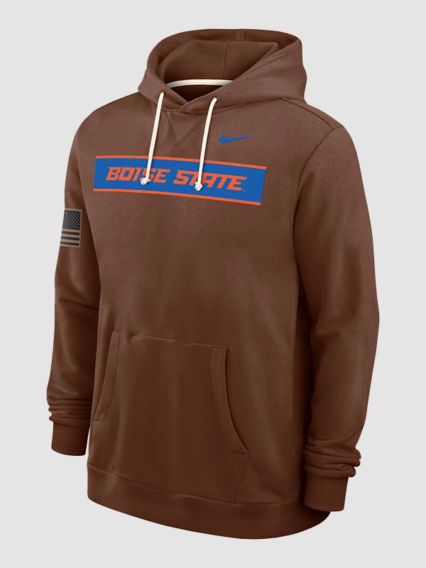 Military Appreciation Boise State Broncos Brown Hoodie