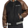 Military Aviation Inspired Wool Leather Outerwear
