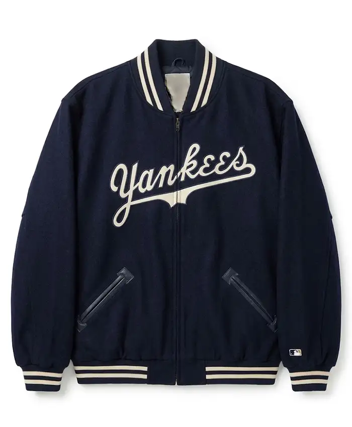 Mitchell & Ness New York Yankees Navy Bomber Jacket