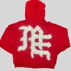 Mixed Emotion Replica Crystal Zip Outerwear