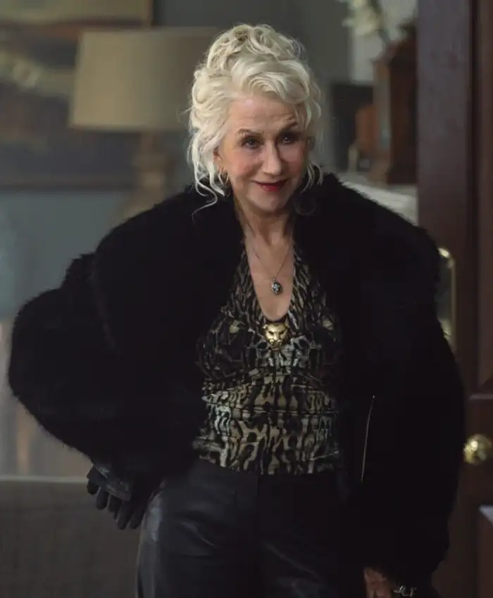 MobLand S02 Maeve Harrigan Black Fur Jacket