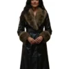 MobLand S02 Seraphina Harrigan Shearling Leather Coat