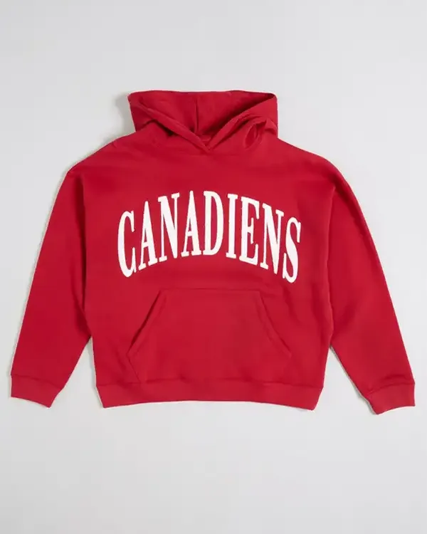 Montreal Canadiens Womens Team Red Pullover Hoodie