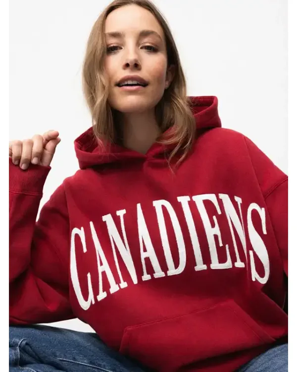Montreal Canadiens Womens Team Red Pullover Hoodie