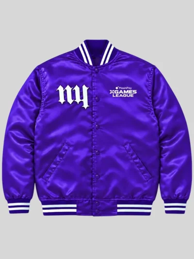MoonPay X Games League Satin Varsity Jacket