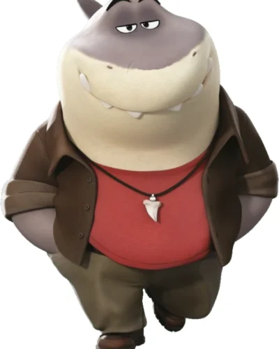 Mr. Shark The Bad Guys 2 Brown Jacket