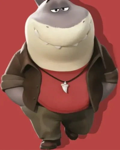 Mr. Shark The Bad Guys 2 Brown Jacket