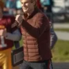 My Life with the Walter Boys Cole Brown Puffer Jacket