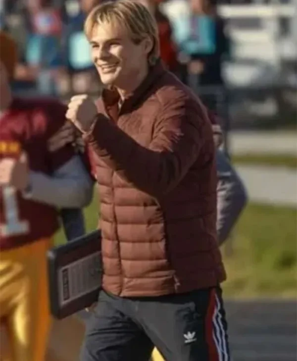 My Life with the Walter Boys Cole Brown Puffer Jacket