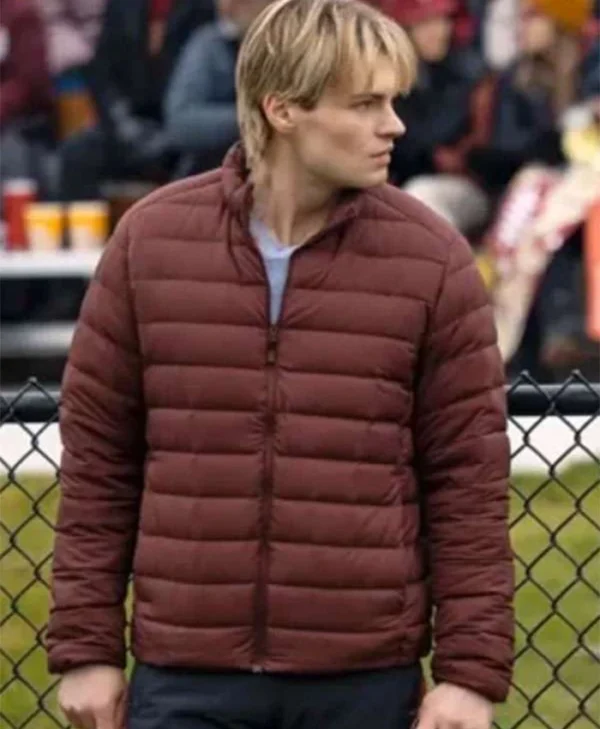 My Life with the Walter Boys Cole Brown Puffer Jacket
