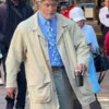 Mysterious Dwayne Johnson Beige Coat