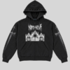 N0RTH4EVR Cathedral Zip Black Hoodie