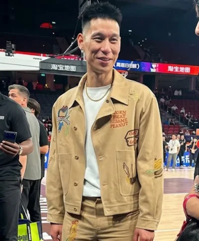 NBA China Games 2026 Jeremy Lin Cotton Jacket