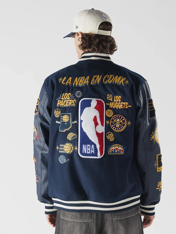 NBA Global Games Mexico City 2026 Satin Jacket