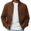NHL Frozen Frenzy Hockey Player Will Smith Brown Jacket