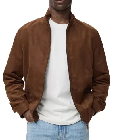 NHL Frozen Frenzy Hockey Player Will Smith Brown Jacket