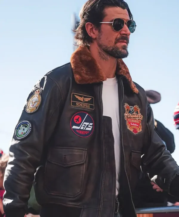 NHL Winnipeg Jets 2026 Heritage Classic Aviator Jacket