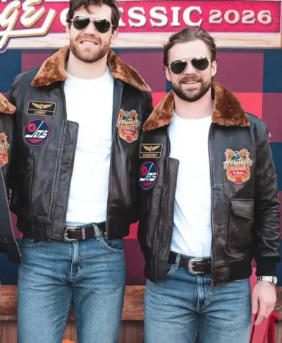 NHL Winnipeg Jets 2026 Heritage Classic Aviator Jacket