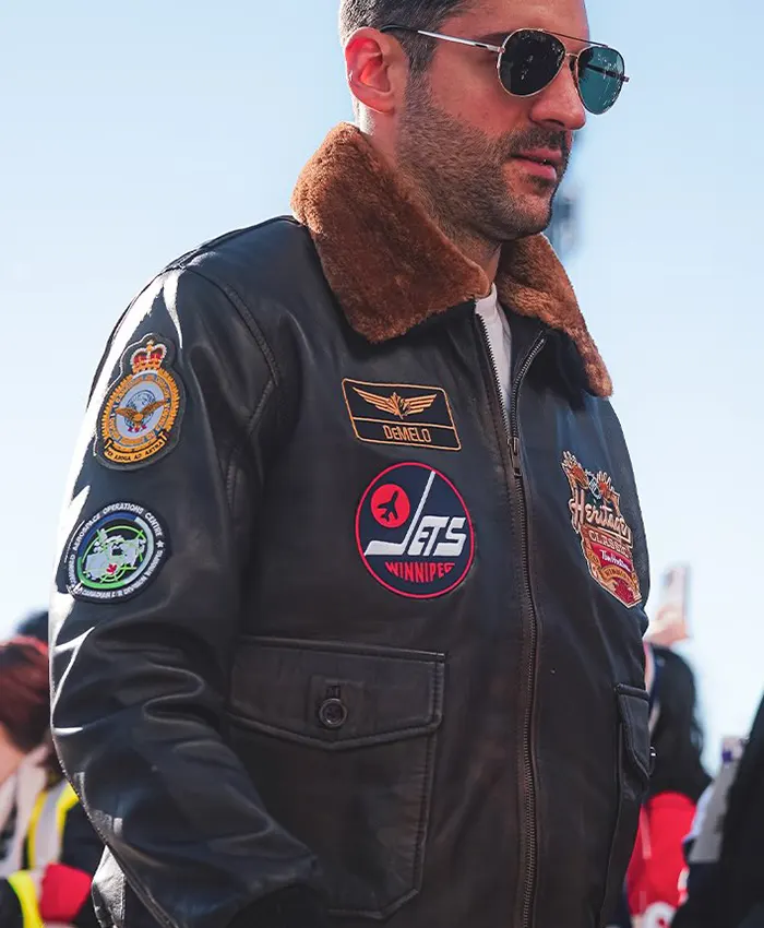 NHL Winnipeg Jets 2026 Heritage Classic Aviator Jacket