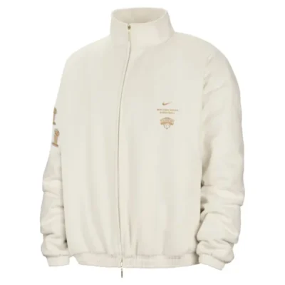 NY Knicks 2026 Champions Cream Wool Jacket