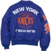 NY Knicks New Era x Alpha Industries Blue MA-1 Jacket