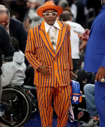 NY Knicks Ring Ceremony 2026 Spike Lee Suit