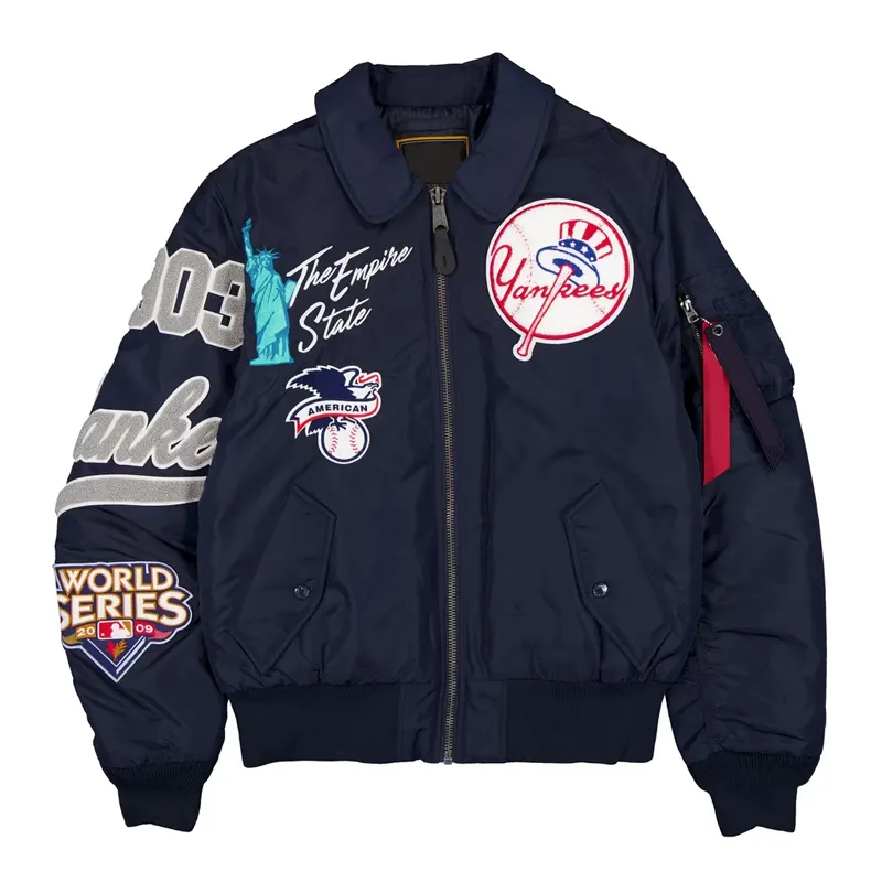 NY Yankees The Empire State MA-1 Flight Jacket