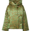 NYC 2026 Jennifer Lawrence Floral Green Jacket