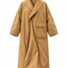 NYC Jennifer Lawrence Tan Brown Coat
