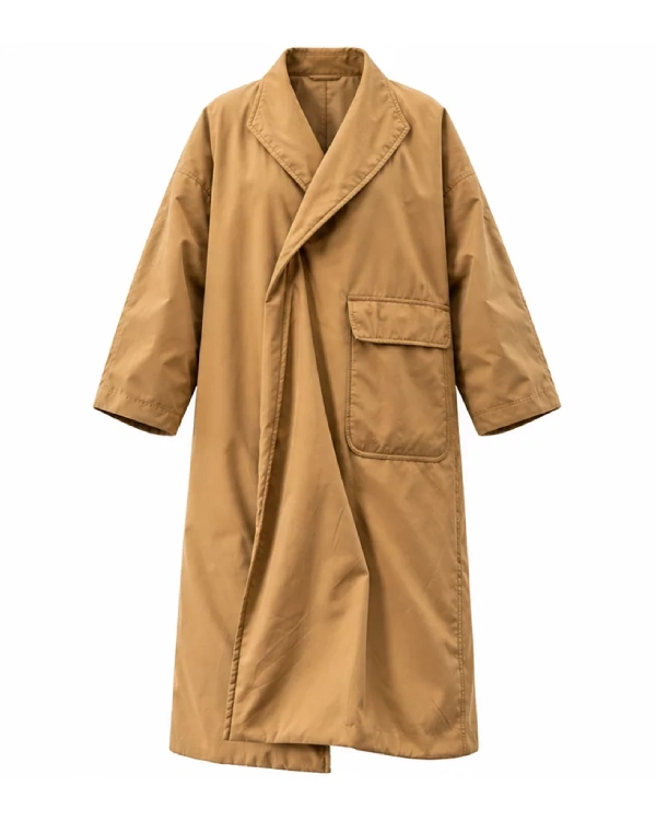 NYC Jennifer Lawrence Tan Brown Coat