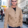NYC Nicholas Hoult Suede Jacket