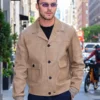 NYC Nicholas Hoult Suede Jacket