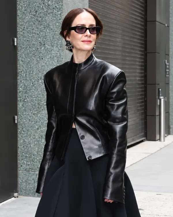 NYC Sarah Paulson Leather Jacket