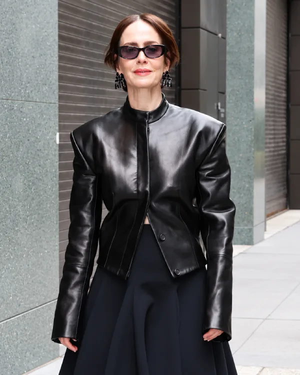 NYC Sarah Paulson Leather Jacket