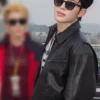 Naravit Lertratkosum Singapore Grand Prix Black Leather Jacket